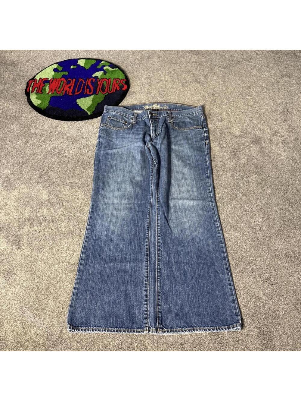 y2k vintage baggy old navy denim jeans